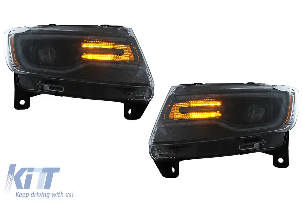 Faruri LED compatibil cu Jeep Grand Cherokee IV WK2 (2011-2013) Semnal Dinamic-image-6110592