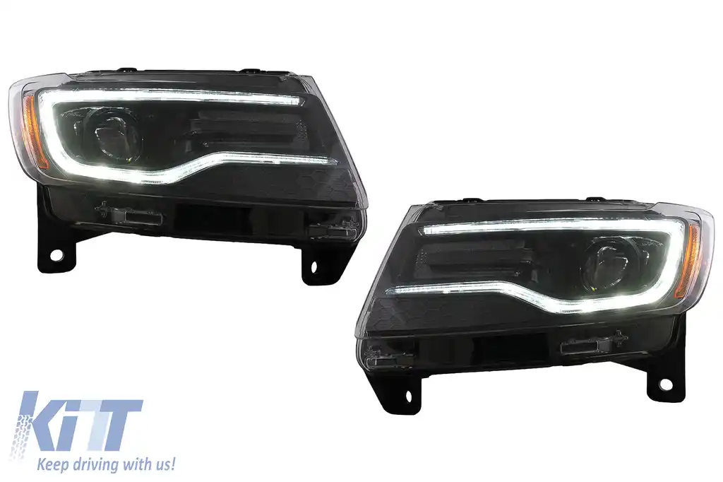 Faruri LED compatibil cu Jeep Grand Cherokee IV WK2 (2011-2013) Semnal Dinamic