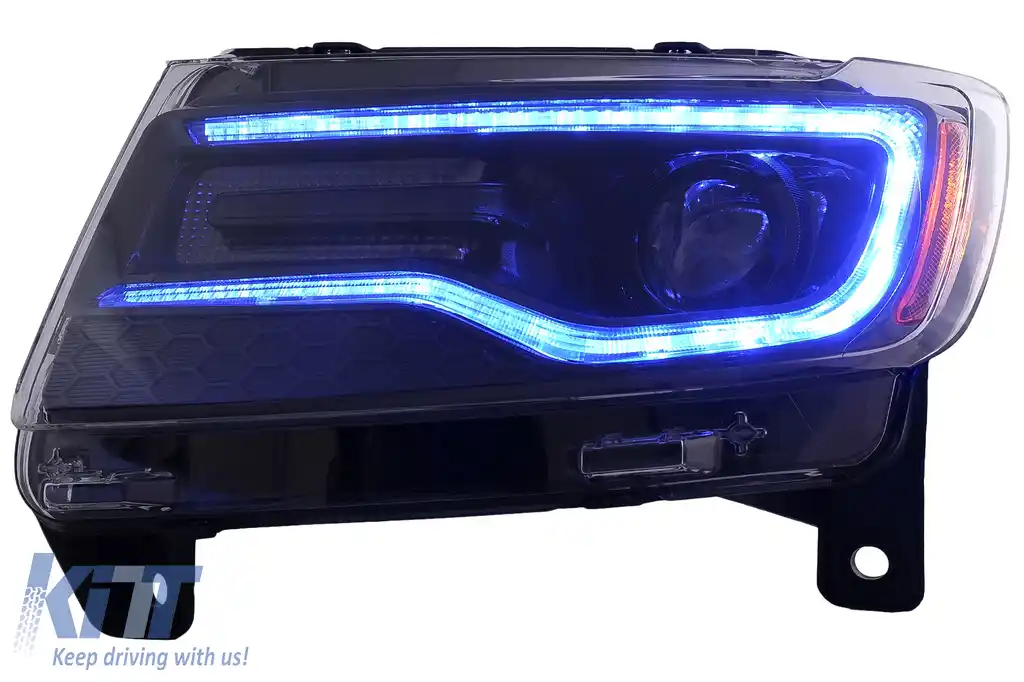 Faruri LED compatibil cu Jeep Grand Cherokee IV WK2 (2011-2013) Semnal Dinamic-image-6110596