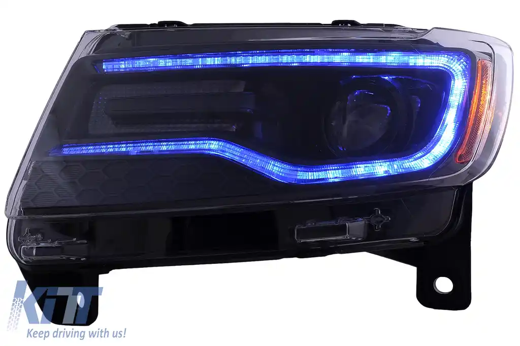 Faruri LED compatibil cu Jeep Grand Cherokee IV WK2 (2011-2013) Semnal Dinamic-image-6110597