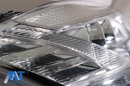Faruri LED compatibil cu Mercedes Clasa S W221 (2005-2009) Facelift Look Semnalizare Dinamica Secventiala-image-6081121