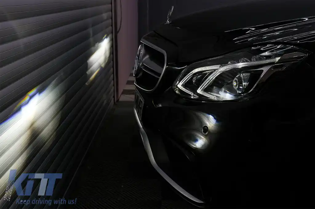 Faruri LED compatibil cu Mercedes E-Class W212 (2009-2012) Facelift Design-image-6089000