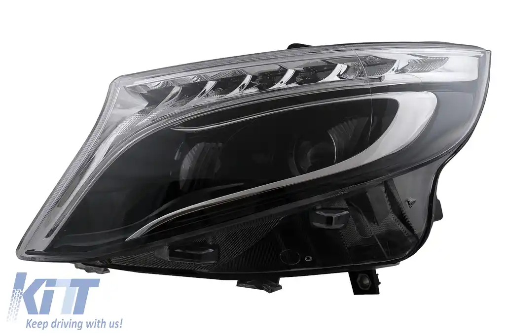 Faruri LED compatibil cu Mercedes V-Class W447 Vito (2014-2017) Negru-image-6105338