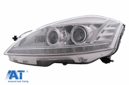 Faruri LED compatibil cu Mercedes W221 S-Class (2005-2009) Facelift Look LHD-image-6074999