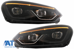Faruri LED compatibil cu VW Golf 6 VI (2008-2013) conversie Golf 8 Look-image-6082524
