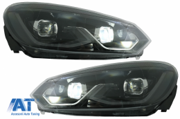 Faruri LED compatibil cu VW Golf 6 VI (2008-2013) conversie Golf 8 Look-image-6082528