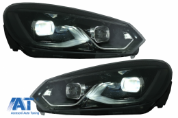 Faruri LED compatibil cu VW Golf 6 VI (2008-2013) conversie Golf 8 Look-image-6082531
