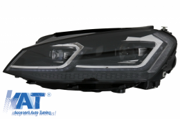 Faruri LED compatibil cu VW Golf 7 VII (2012-2017) Facelift G7.5 R Line Look cu Semnal Dinamic-image-6032273
