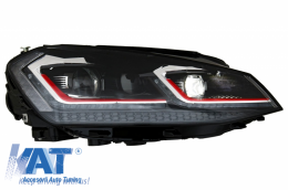 Faruri LED compatibil cu VW Golf 7 VII (2012-2017) Facelift G7.5 GTI Look cu Semnal Dinamic-image-6037752