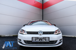 Faruri LED compatibil cu VW Golf 7 VII (2012-2017) Facelift G7.5 GTI Look cu Semnal Dinamic-image-6077790