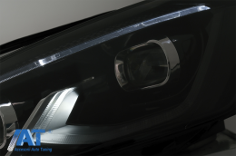 Faruri LED compatibil cu VW Golf 7 VII (2012-2017) conversie Golf 8 Look-image-6082553