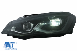 Faruri LED compatibil cu VW Golf 7 VII (2012-2017) conversie Golf 8 Look-image-6082558