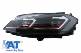 Faruri LED compatibil cu VW Golf 7.5 VII (2017+) GTI Look cu Semnal Dinamic-image-6042139