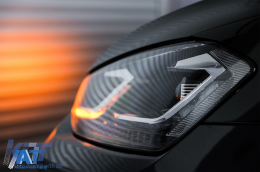 Faruri LED compatibil cu VW Golf 7.5 VII Facelift (2017-up) cu Semnal Dinamic-image-6090457