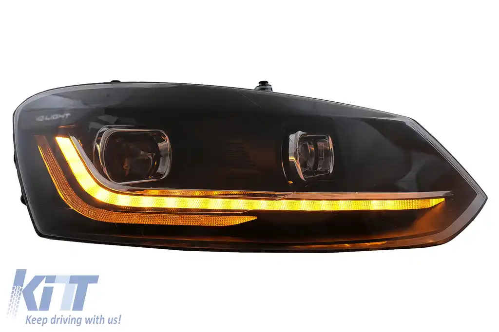 Faruri LED compatibil cu VW Polo 6R 6C (2010-2017) Semnalizare Dinamica-image-6032312