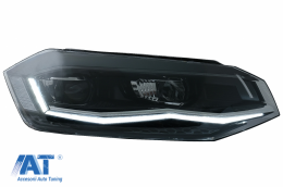 Faruri LED compatibil cu VW Polo AW MK6 (2018-2020) Semnal Dinamic Secvential-image-6082611