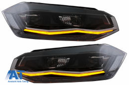 Faruri LED compatibil cu VW Polo AW MK6 (2018-2020) Semnal Dinamic Secvential-image-6082620