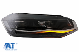 Faruri LED compatibil cu VW Polo AW MK6 (2018-2020) Semnal Dinamic Secvential-image-6082621