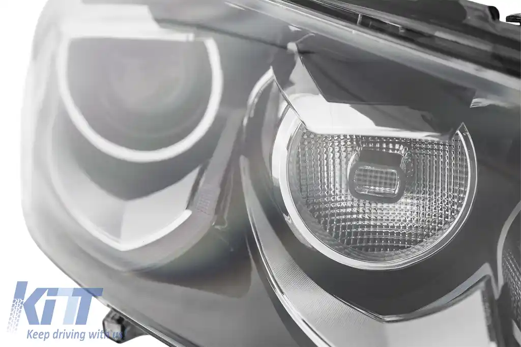 Faruri LED compatibil cu VW Scirocco III 137 (2008-04.2014) Negru Semnal Dinamic-image-6211456