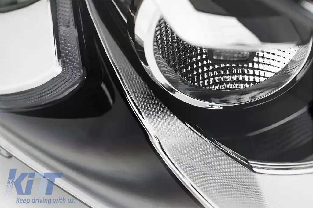 Faruri LED compatibil cu VW Scirocco III 137 (2008-04.2014) Negru Semnal Dinamic-image-6211459