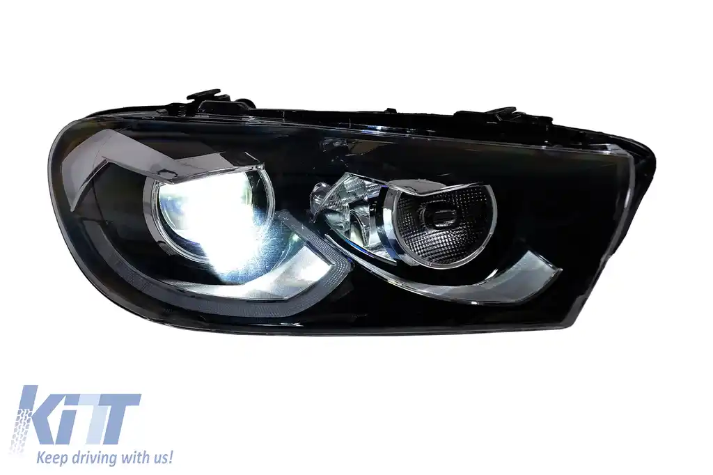 Faruri LED compatibil cu VW Scirocco III 137 (2008-04.2014) Negru Semnal Dinamic-image-6211464