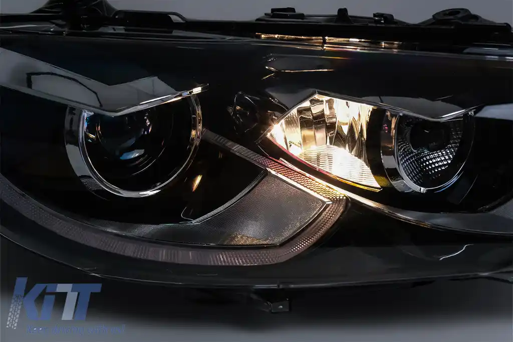 Faruri LED compatibil cu VW Scirocco III 137 (2008-04.2014) Negru Semnal Dinamic-image-6211474