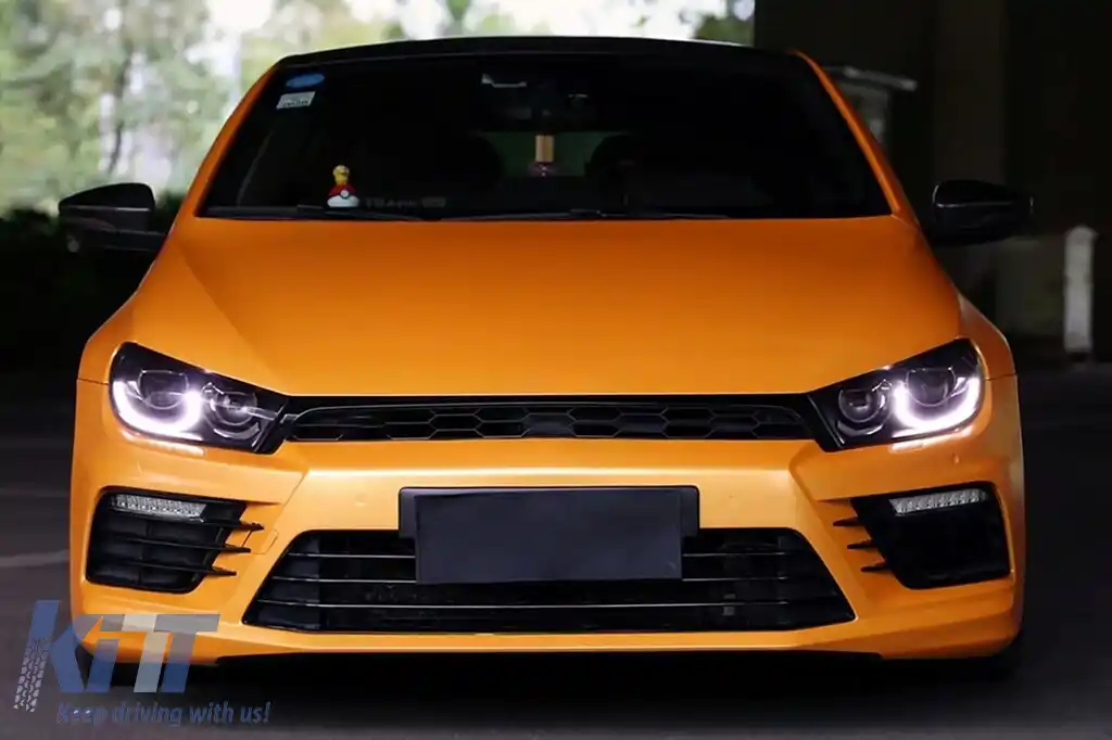 Faruri LED compatibil cu VW Scirocco III 137 (2008-04.2014) Negru Semnal Dinamic-image-6211515