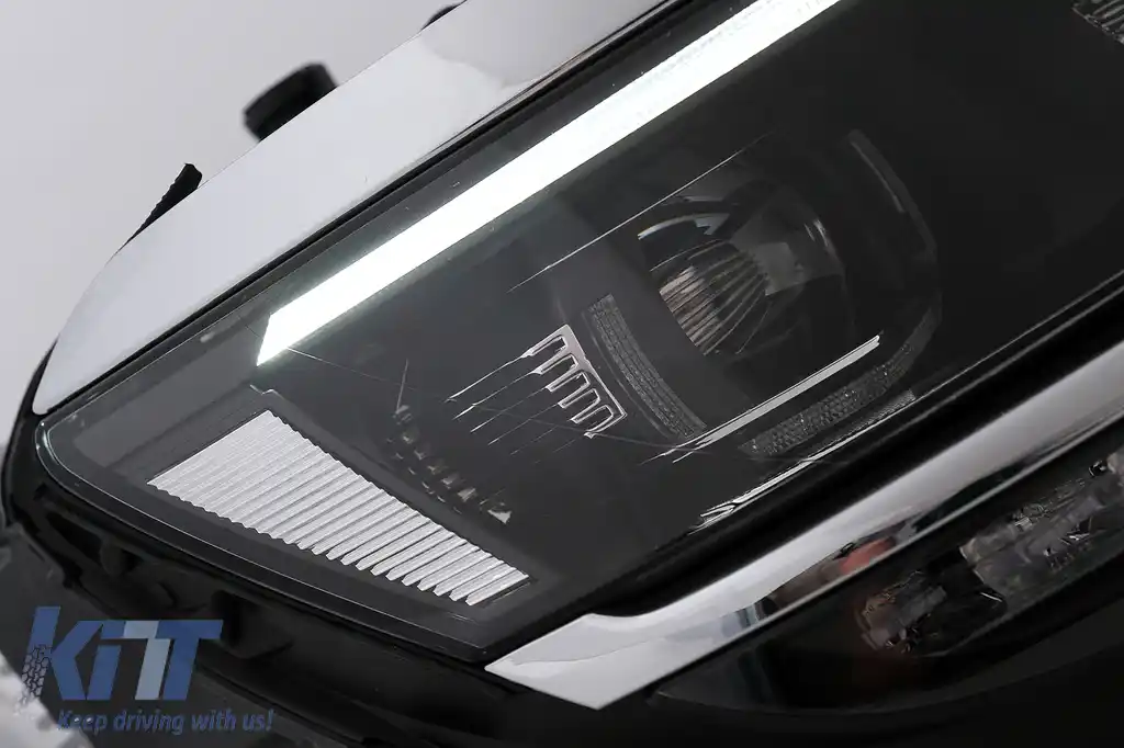 Faruri LED compatibil cu VW Tiguan II Mk2 (2016-2019) R-Line Matrix Design Semnal Dinamic-image-6040231