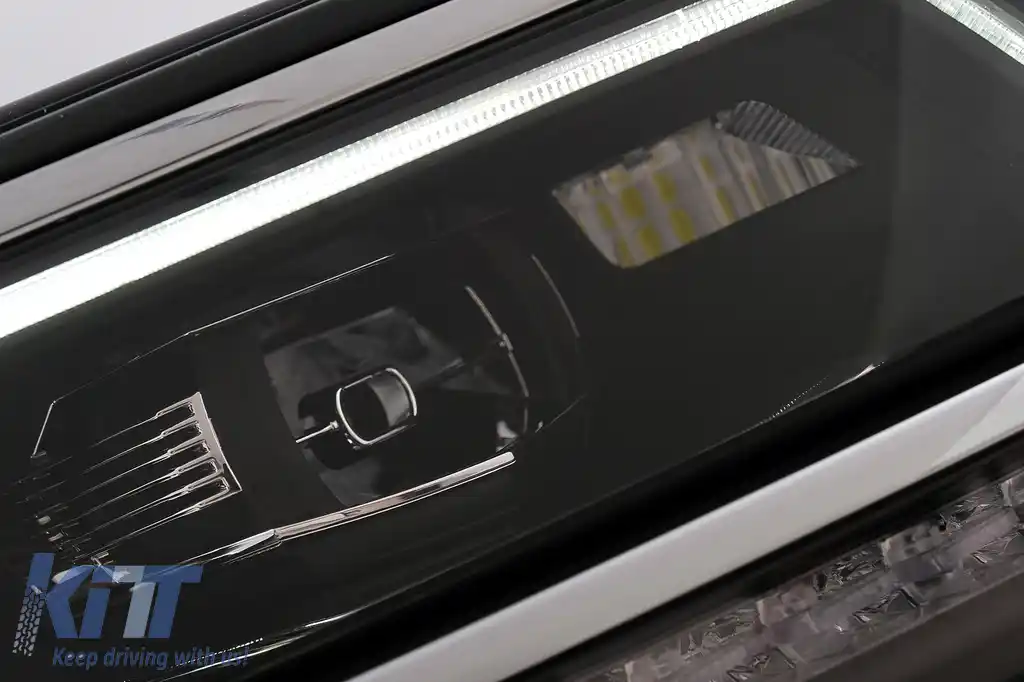 Faruri LED compatibil cu VW Tiguan II Mk2 (2016-2019) R-Line Matrix Design Semnal Dinamic-image-6040232