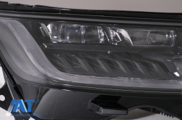 Faruri LED compatibile cu Range Rover Sport L494 (2013-2017) cu Semnal Dinamic Conversie la 2018-up Matrix Look-image-6067070