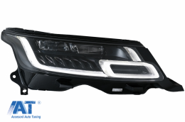 Faruri LED compatibile cu Range Rover Sport L494 (2013-2017) cu Semnal Dinamic Conversie la 2018-up Matrix Look-image-6067072