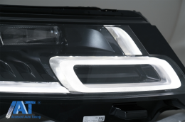Faruri LED compatibile cu Range Rover Sport L494 (2013-2017) cu Semnal Dinamic Conversie la 2018-up Matrix Look-image-6067074