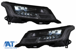 Faruri LED compatibile cu Range Rover Sport L494 (2013-2017) cu Semnal Dinamic Conversie la 2018-up Matrix Look-image-6067081