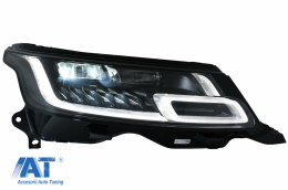 Faruri LED compatibile cu Range Rover Sport L494 (2013-2017) cu Semnal Dinamic Conversie la 2018-up Matrix Look-image-6067083
