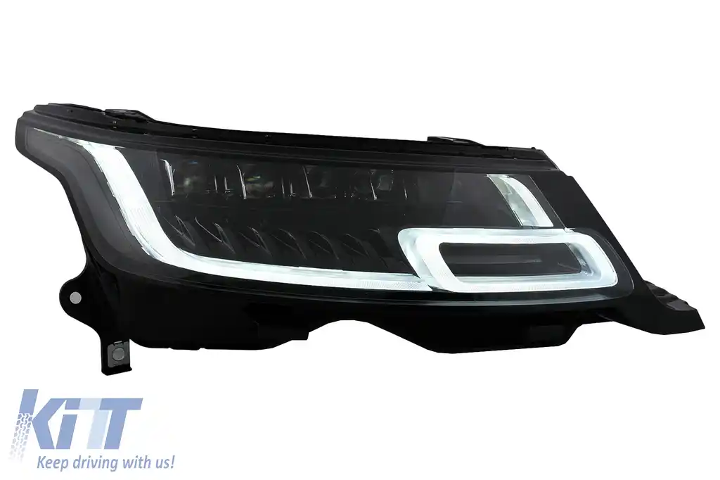 Faruri LED compatibile cu Rover Range Sport L494 (2013-2017) cu Semnal Dinamic Conversie la 2018-up Matrix Look-image-6087347