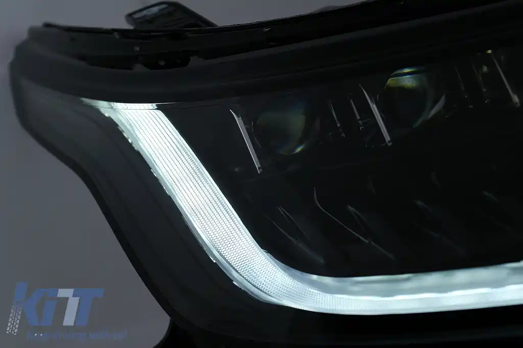 Faruri LED compatibile cu Rover Range Sport L494 (2013-2017) cu Semnal Dinamic Conversie la 2018-up Matrix Look-image-6087350