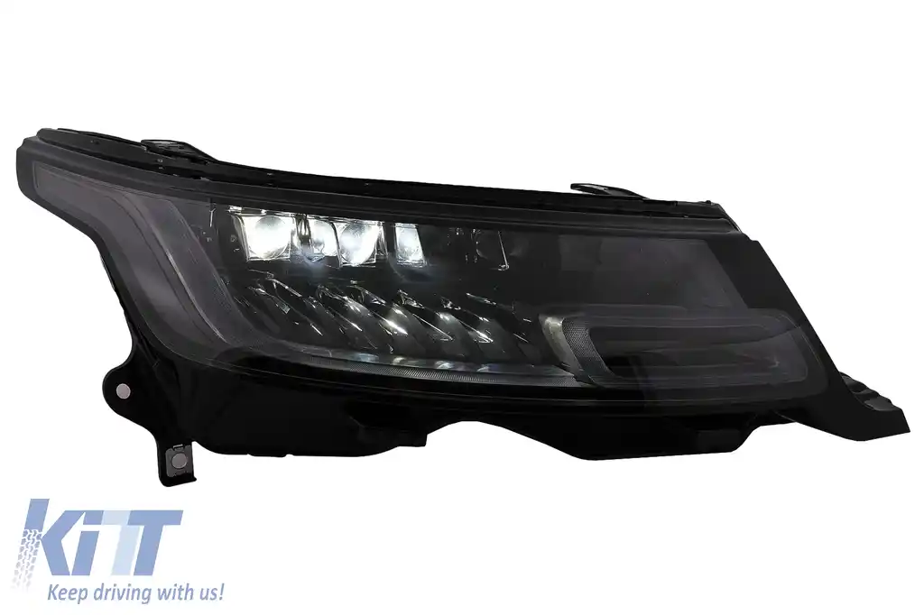 Faruri LED compatibile cu Rover Range Sport L494 (2013-2017) cu Semnal Dinamic Conversie la 2018-up Matrix Look-image-6087356
