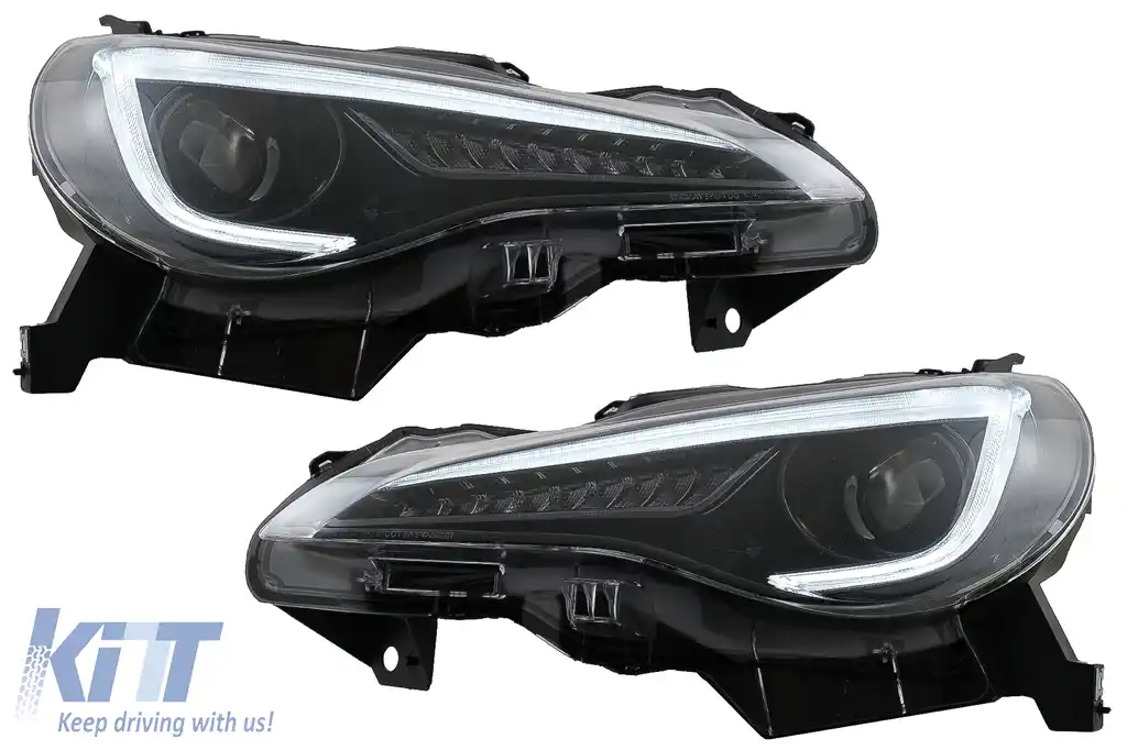 Faruri LED compatibile cu Toyota 86 (2012-2019) Subaru BRZ (2012-2018) Scion FR-S (2013-2016) cu Semnal Dinamic