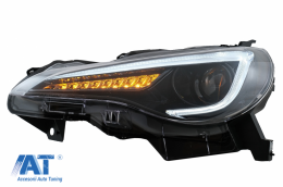 Faruri LED compatibile cu Toyota 86 (2012-2019) Subaru BRZ (2012-2018) Scion FR-S (2013-2016) cu Semnal Dinamic-image-6068765