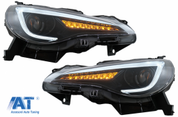 Faruri LED compatibile cu Toyota 86 (2012-2019) Subaru BRZ (2012-2018) Scion FR-S (2013-2016) cu Semnal Dinamic-image-6068766
