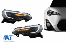 Faruri LED compatibile cu Toyota 86 (2012-2019) Subaru BRZ (2012-2018) Scion FR-S (2013-2016) cu Semnal Dinamic-image-6070296