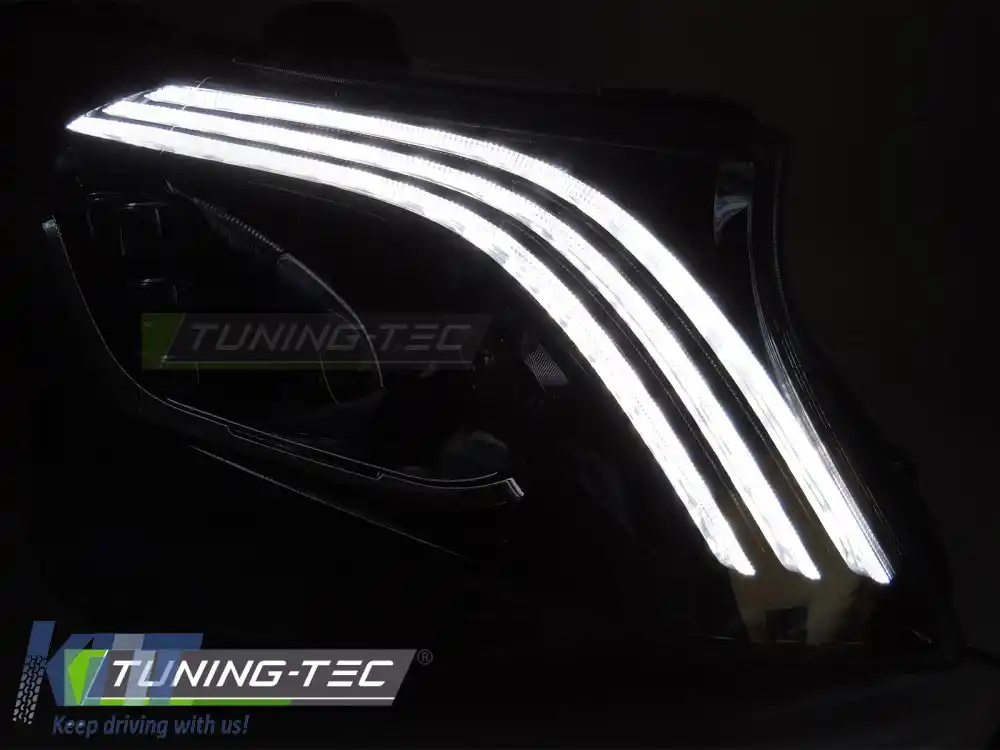 FARURI LED COMPLETE NEGRE potrivite pentru MERCEDES W222 13-17-image-6270863