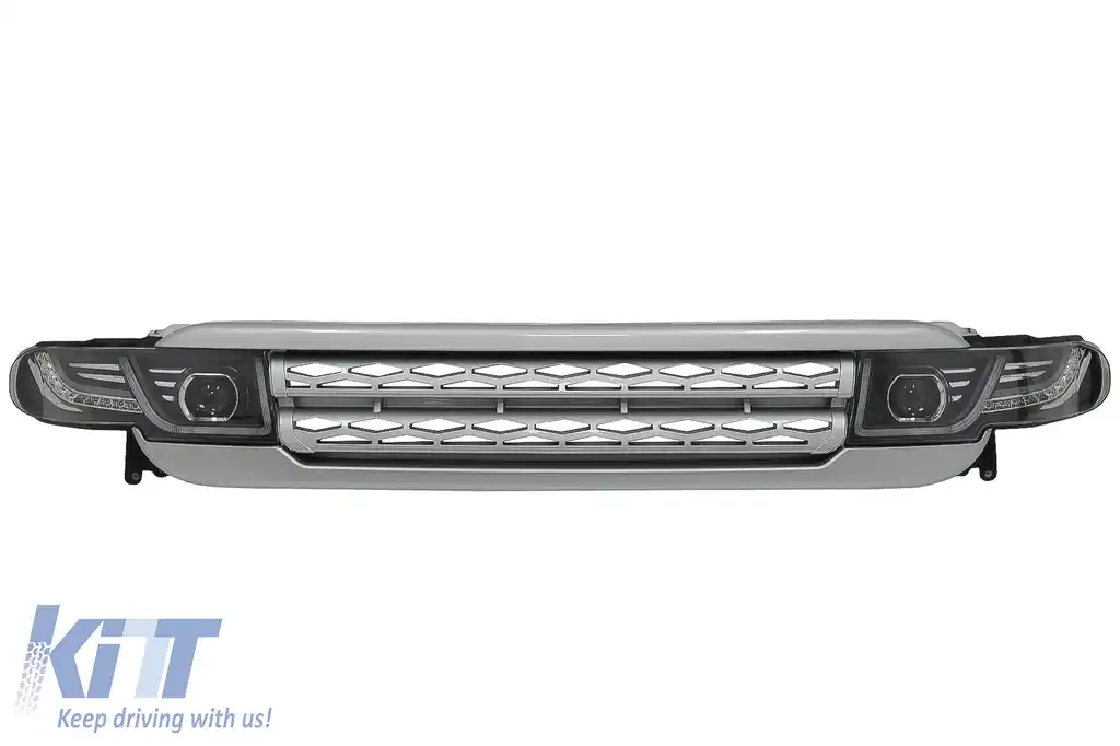 Faruri LED cu Semnal Dinamic si Grila Centrala compatibile cu Toyota FJ Cruiser XJ10 (2007-2015)