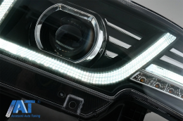 Faruri LED cu Semnal Dinamic si Grila Centrala compatibile cu Toyota FJ Cruiser XJ10 (2007-2015)-image-6068554