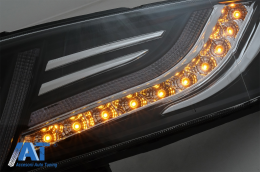 Faruri LED cu Semnal Dinamic si Grila Centrala compatibile cu Toyota FJ Cruiser XJ10 (2007-2015)-image-6068557