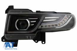 Faruri LED cu Semnal Dinamic si Grila Centrala compatibile cu Toyota FJ Cruiser XJ10 (2007-2015)-image-6068558
