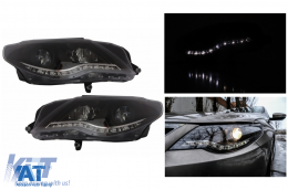 Faruri LED DAYLINE compatibil cu VW Passat CC (2008-2012) DRL Look Negru-image-6091539