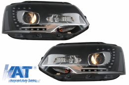 Faruri LED Dayline compatibil cu VW Transporter T5 (2010-2015) Xenon Look-image-6034236