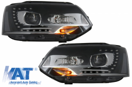 Faruri LED Dayline compatibil cu VW Transporter T5 (2010-2015) Xenon Look-image-6034238