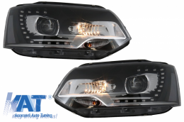 Faruri LED Dayline compatibil cu VW Transporter T5 (2010-2015) Xenon Look-image-6034240